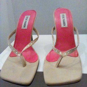 Steve Madden size 7.5 strappy rhinestone sandals